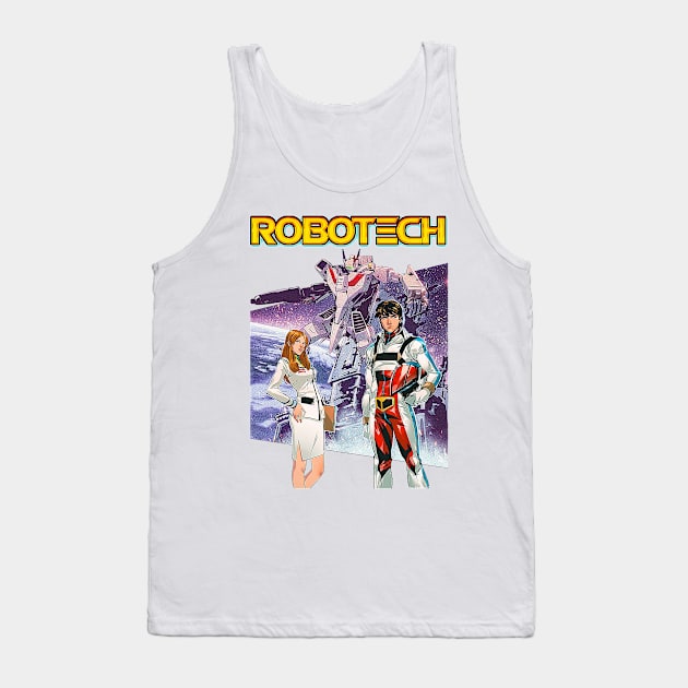 Robotech Retro Poster Tank Top by AllWellia